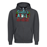 Smoke santas favorite dentist Zipper Hoodie - JahusDesignShop