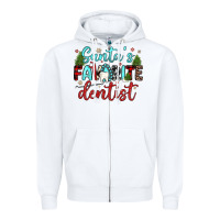 White santas favorite dentist Zipper Hoodie - JahusDesignShop