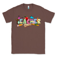 Chestnut Easter Teacher Easter Day Classic Tee - Neo Western