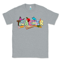 Heather Grey Easter Teacher Easter Day Classic Tee - Neo Western