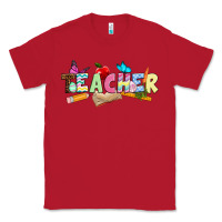 Red Easter Teacher Easter Day Classic Tee - Neo Western