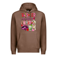 Chestnut v is for vodka Premium Hoodie - NancyCooperArtShop