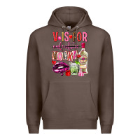 Coffee v is for vodka Premium Hoodie - NancyCooperArtShop