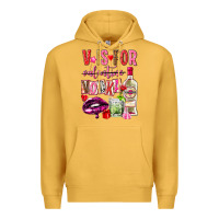 Mustard v is for vodka Premium Hoodie - NancyCooperArtShop