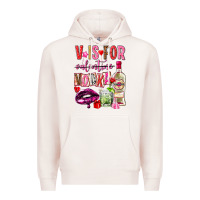 Pale Pink v is for vodka Premium Hoodie - NancyCooperArtShop