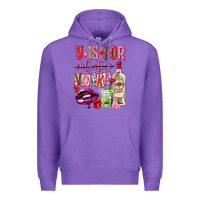 Purple v is for vodka Premium Hoodie - NancyCooperArtShop