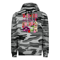 Slate Camo v is for vodka Premium Hoodie - NancyCooperArtShop