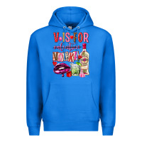 True Royal v is for vodka Premium Hoodie - NancyCooperArtShop