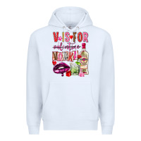 White v is for vodka Premium Hoodie - NancyCooperArtShop