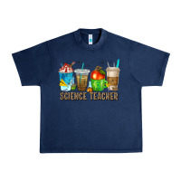 Navy science teacher coffee cups Urban Heavy Tee - texasbilliewilder