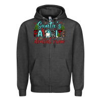 Charcoal Heather santas favorite dental crew Zipper Hoodie - JahusDesignShop