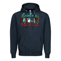 Navy santas favorite dental crew Zipper Hoodie - JahusDesignShop