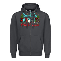 Smoke santas favorite dental crew Zipper Hoodie - JahusDesignShop