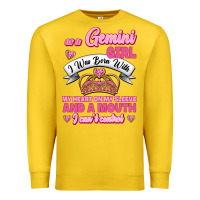 Lemon As A Gemini Girl I Was Born With My Heart On My Sleeve And A Mouth Premium Sweatshirt - Jasminsmagicworld