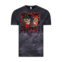 Cloud Black cowboy killer Vintage Tee - Zillion Design Studio