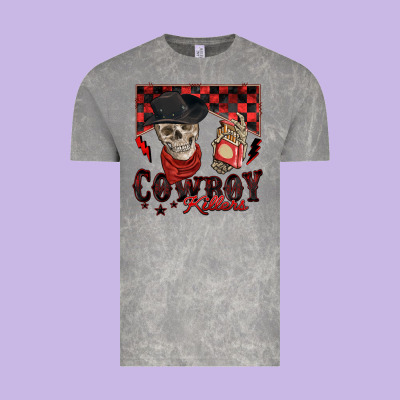 Cowboy Killer Vintage Tee Designed By Zillion Design Studio