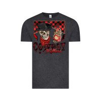 Vintage Black cowboy killer Vintage Tee - Zillion Design Studio