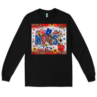 Black American Nurse 20oz tumbler Long Sleeve Tee - Neo Western