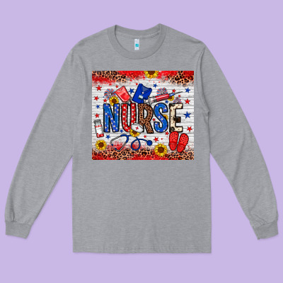 American Nurse 20oz Tumbler Long Sleeve Tee Designed By Neo Western