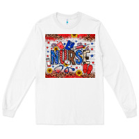 White American Nurse 20oz tumbler Long Sleeve Tee - Neo Western
