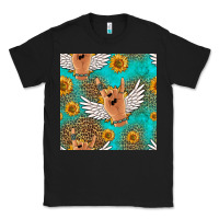Black rock n roll hands seamless pattern Classic Tee - HRA Design Shop