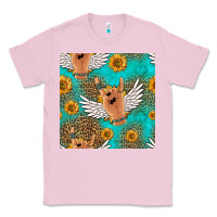 Bubblegum Pink rock n roll hands seamless pattern Classic Tee - HRA Design Shop