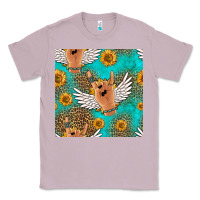 Lilac rock n roll hands seamless pattern Classic Tee - HRA Design Shop
