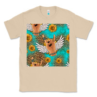 Mushroom rock n roll hands seamless pattern Classic Tee - HRA Design Shop