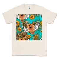 Natural rock n roll hands seamless pattern Classic Tee - HRA Design Shop