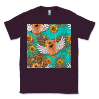 Plum rock n roll hands seamless pattern Classic Tee - HRA Design Shop