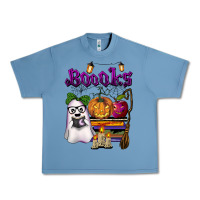 Pebble Blue boooks Urban Heavy Tee - BarkalooDesign