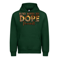 Forest Green black women are dope periodt Urban Hoodie - LillyAllenDesigns