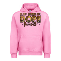 Fuchsia Pink black women are dope periodt Urban Hoodie - LillyAllenDesigns