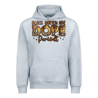 Heather Grey black women are dope periodt Urban Hoodie - LillyAllenDesigns