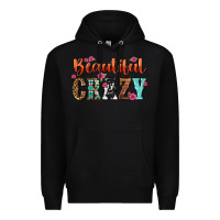 Black beautiful crazy Premium Hoodie - NancyCooperArtShop