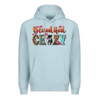 Blue Mist beautiful crazy Premium Hoodie - NancyCooperArtShop