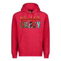 Cardinal beautiful crazy Premium Hoodie - NancyCooperArtShop
