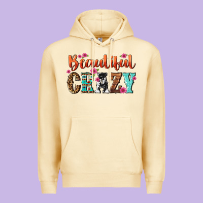 Beautiful Crazy Premium Hoodie Designed By Nancycooperartshop