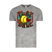 Cloud Rock play ball softball Vintage Tee - texasbilliewilder