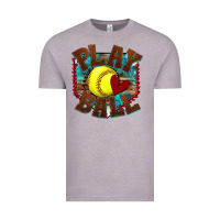 Vintage Zinc play ball softball Vintage Tee - texasbilliewilder