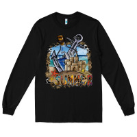 Black summer Long Sleeve Tee - SublimationCraftShop