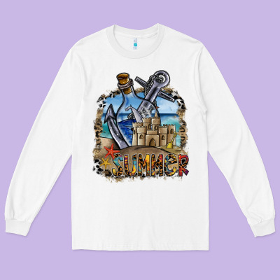 Summer Long Sleeve Tee Designed By Sublimationcraftshop