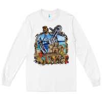 White summer Long Sleeve Tee - SublimationCraftShop