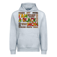 Heather Grey i am a black mom Urban Hoodie - LillyAllenDesigns