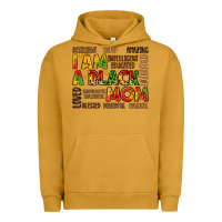 Pigment Peanut Butter i am a black mom Urban Hoodie - LillyAllenDesigns