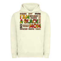 Pigment Pistachio i am a black mom Urban Hoodie - LillyAllenDesigns