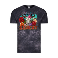 Cloud Black always ranchy Vintage Tee - Zillion Design Studio