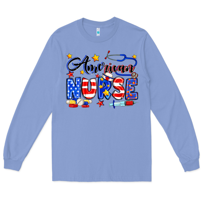 American Nurse Long Sleeve Tee by Neo Western | Teevron