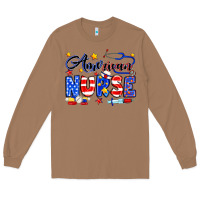 Toasted Coconut American Nurse Long Sleeve Tee - Neo Western