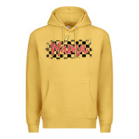 Antique Gold checkered mama Premium Hoodie - MaliasSmallBusiness